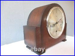 1940s SMITHS WESTMINSTER CHIMING MANTLE CLOCK (SERVICED AND WORKING)