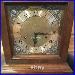 1943 Seth Thomas Westminister Chime Clock 5 Rod Strike Classic Mahogany Case