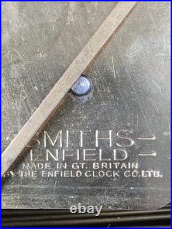 1950s Smiths Enfield Westminster Chime Vintage Mantel Clock 3 Train Made England