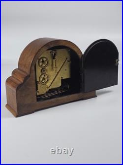 1950s Smiths Enfield Westminster Chime Vintage Mantel Clock 3 Train Made England