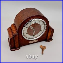 1951 Smiths Enfield Westminster Mantel Clock RAF Presentation Fully Restored
