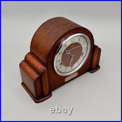 1951 Smiths Enfield Westminster Mantel Clock RAF Presentation Fully Restored