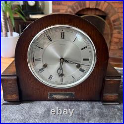 1951 Smiths Morley Mantel Clock Westminster Chime British Legion Presentation