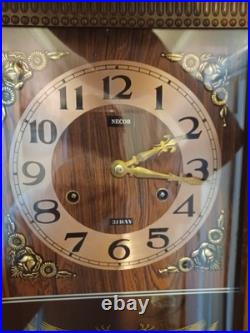 1955 Necor 31 Day Pendulum & Chime Wall Clock Chime On Hr, & 1/2hr In Great Cond 1955 Necor 31 Day Pendulum & Chime Wall Clock Chime On Hr, & 1/2hr In Great Cond