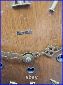 1960s German Hermle Westminster Chiming Mantel Clock Vtg