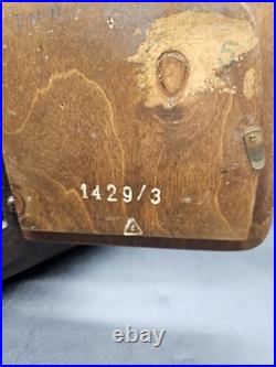 1960s German Hermle Westminster Chiming Mantel Clock Vtg
