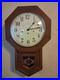 1970's Hamilton HeadMaster Key Wound Westminster Chime Regulator Wall Clock