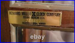 1980, Howard Miller Zeeland Grandfather Clock Westminster Chime, Walnut Case