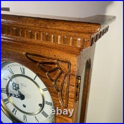 1983 Ridgeway Oak Clock MODEL-765 TRIPLE CHIME DIAL-K8 Great Condition