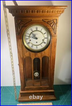1983 Ridgeway Oak Clock MODEL-765 TRIPLE CHIME DIAL-K8 Great Condition