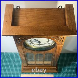 1983 Ridgeway Oak Clock MODEL-765 TRIPLE CHIME DIAL-K8 Great Condition