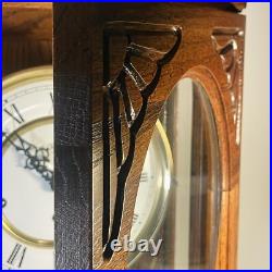 1983 Ridgeway Oak Clock MODEL-765 TRIPLE CHIME DIAL-K8 Great Condition