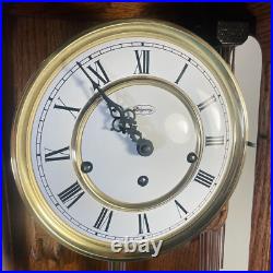 1983 Ridgeway Oak Clock MODEL-765 TRIPLE CHIME DIAL-K8 Great Condition