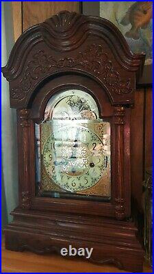 1984 Ridgeway Franz Hermle Mantle Clock Model 571 with Key Westminster Chimes