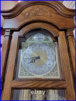 1985 Beautiful Sounding Howard Miller 610-160 Grandfather Clock
