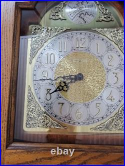 1985 Beautiful Sounding Howard Miller 610-160 Grandfather Clock 1985 Beautiful Sounding Howard Miller 610-160 Grandfather Clock