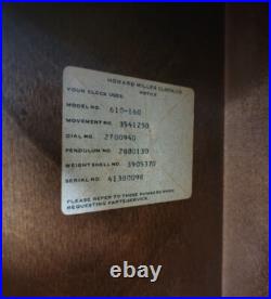1985 Beautiful Sounding Howard Miller 610-160 Grandfather Clock