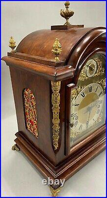 19th c German Bracket Clock with Westminster Chime circa 1880