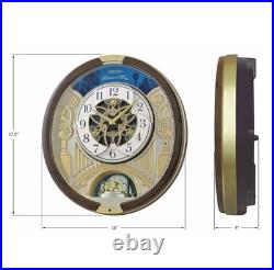 2025 Seiko Melodies in Motion Golden Rhythm Musical Wall Clock Limited Edition