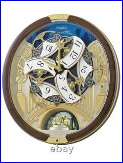 2025 Seiko Melodies in Motion Golden Rhythm Musical Wall Clock Limited Edition