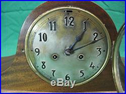 22 Gustav Becker Mantle clock with Westminster Chime Runs & Chime Great