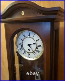 26Franz Hermle Sohn Westminster Wall Clock 341-021 45cm Made In Germany
