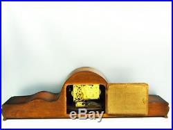 3 Melodies -with Westminster Chiming Mantel Clock Later Art Deco From Hermle