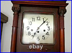 46121 Junghans Travel Wall Clock Westminster CHIME-8 HAMMER-5