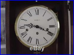 613-110 Huge 35 Tall Howard Miller Key Wound Westminster Chime Wall Clock