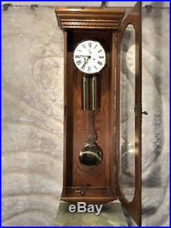 613-485 Howard Miller Westminster Chimes Pendulum & Brass Weigh Wall Clock Work