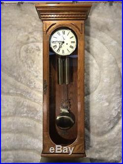 613-485 Howard Miller Westminster Chimes Pendulum & Brass Weigh Wall Clock Work