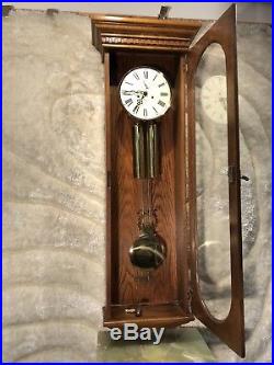 613-485 Howard Miller Westminster Chimes Pendulum & Brass Weigh Wall Clock Work