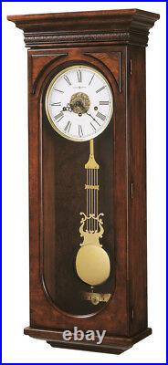 620-433 Howard Miller Key Wound Cherry Chime Wall Clock Earnest