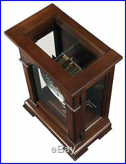 630-266 Emporia Mechanical Howard Miller Mantle Clock -cherry Bordeaux Finish