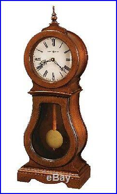 635-162 Cleo Howard Miller Mantel Clock In Chestnut Finish