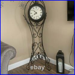 70 Metal Floor Clock Standing Vintage Chime Traditional Big Roman Home Decor