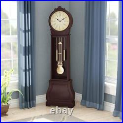 72 Floor Standing Grandfather Clock Antique Vintage Chime Traditional Big Decor