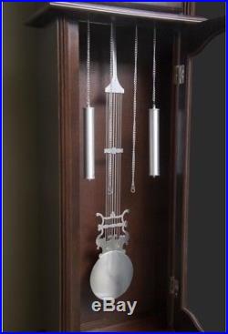 72 in. Espresso Grandfather Wall Clock Time Westminster Chime Swinging Pendulum