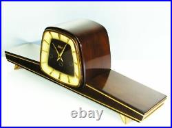 A Dream Later Art Deco Westminster Chiming Mantel Clock Hermle