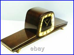 A Dream Later Art Deco Westminster Chiming Mantel Clock Hermle