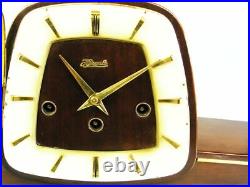 A Dream Later Art Deco Westminster Chiming Mantel Clock Hermle