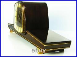 A Dream Later Art Deco Westminster Chiming Mantel Clock Hermle