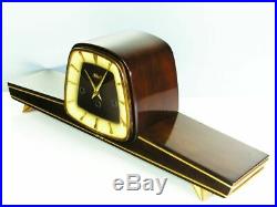 A Dream Later Art Deco Westminster Chiming Mantel Clock Hermle Germany