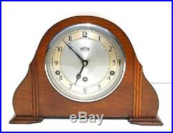 A Supurb Garrard Oak Art Deco Westminster Chiming Mantle Clock