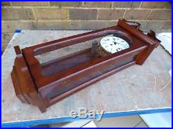 A Unused Mahogany Cased Woodford 8 Day Westminster Chime Wall Clock In Box