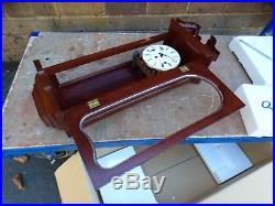 A Unused Mahogany Cased Woodford 8 Day Westminster Chime Wall Clock In Box