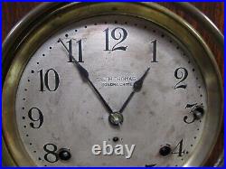 A beautiful 4 bell SONORA chime SETH THOMAS mantle clock runs missing glass