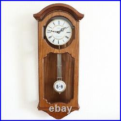 ADLER Vintage Wall Clock VERY RARE! WESTMINSTER Chime Pendulum ELECTRIC! Germany