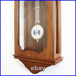 ADLER Vintage Wall Clock VERY RARE! WESTMINSTER Chime Pendulum ELECTRIC! Germany