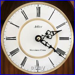ADLER Vintage Wall Clock VERY RARE! WESTMINSTER Chime Pendulum ELECTRIC! Germany